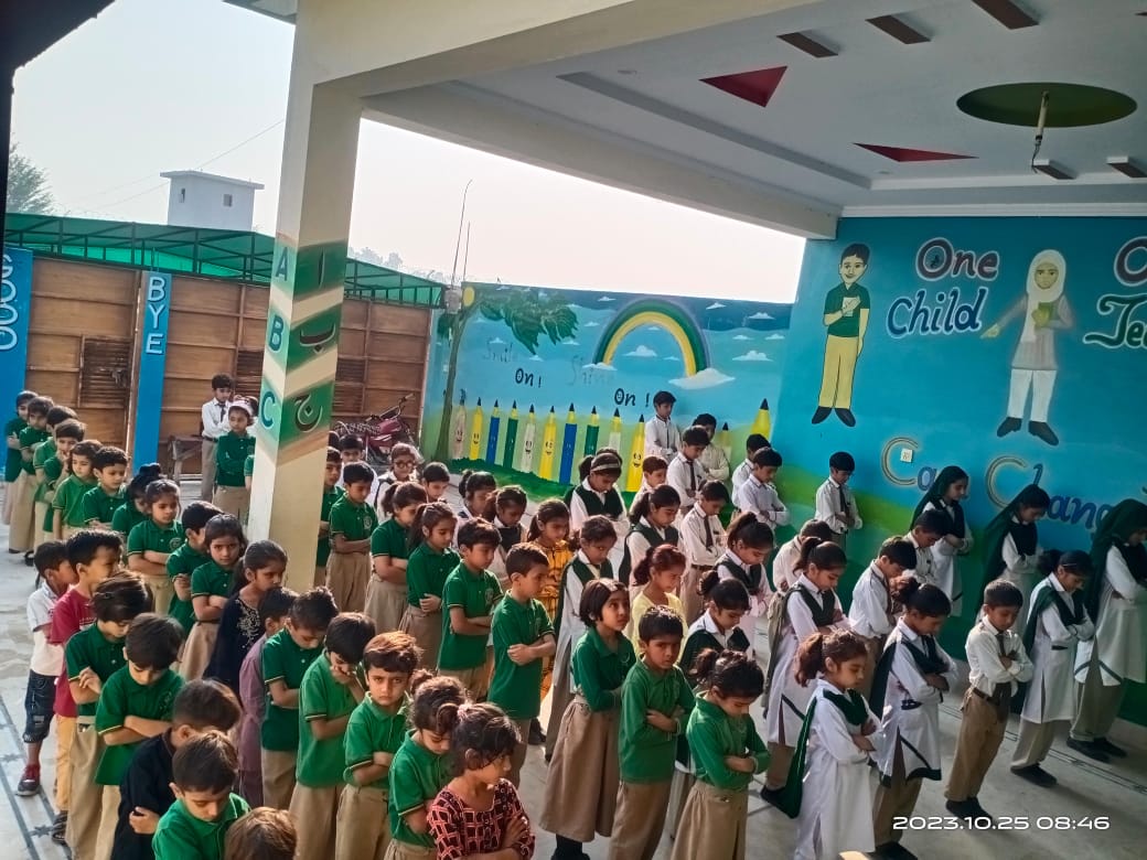 Alhamdulillah – Some random pictures from morning assemblies at Forces School Layyah Campus